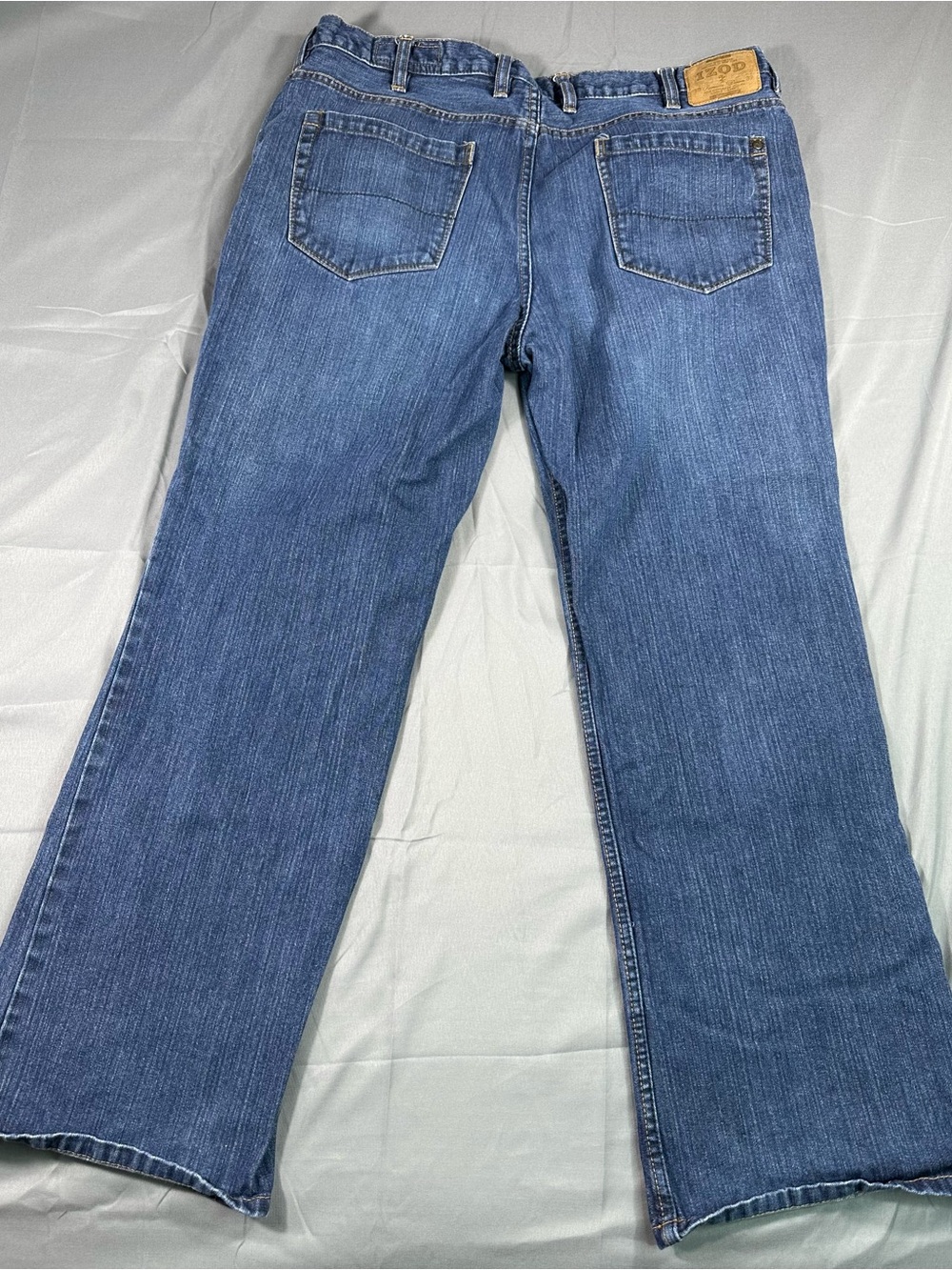 Izod Jeans Blue Mens Size 40x32 100% Cotton Bootcut